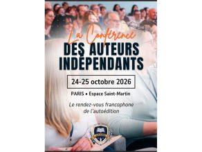 conférence des auteurs indépendants 2026.